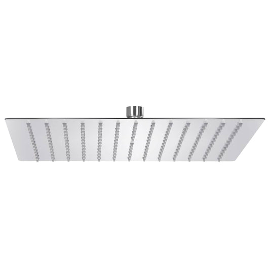 147688 vidaXL Rain Shower Head Stainless Steel 304 30x30 cm Square