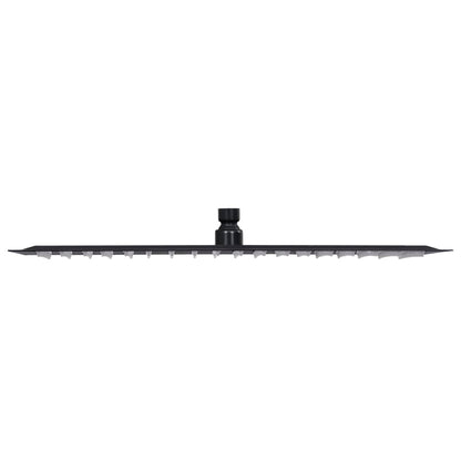 vidaXL Rain Shower Head Stainless Steel 50x50 cm Square Black