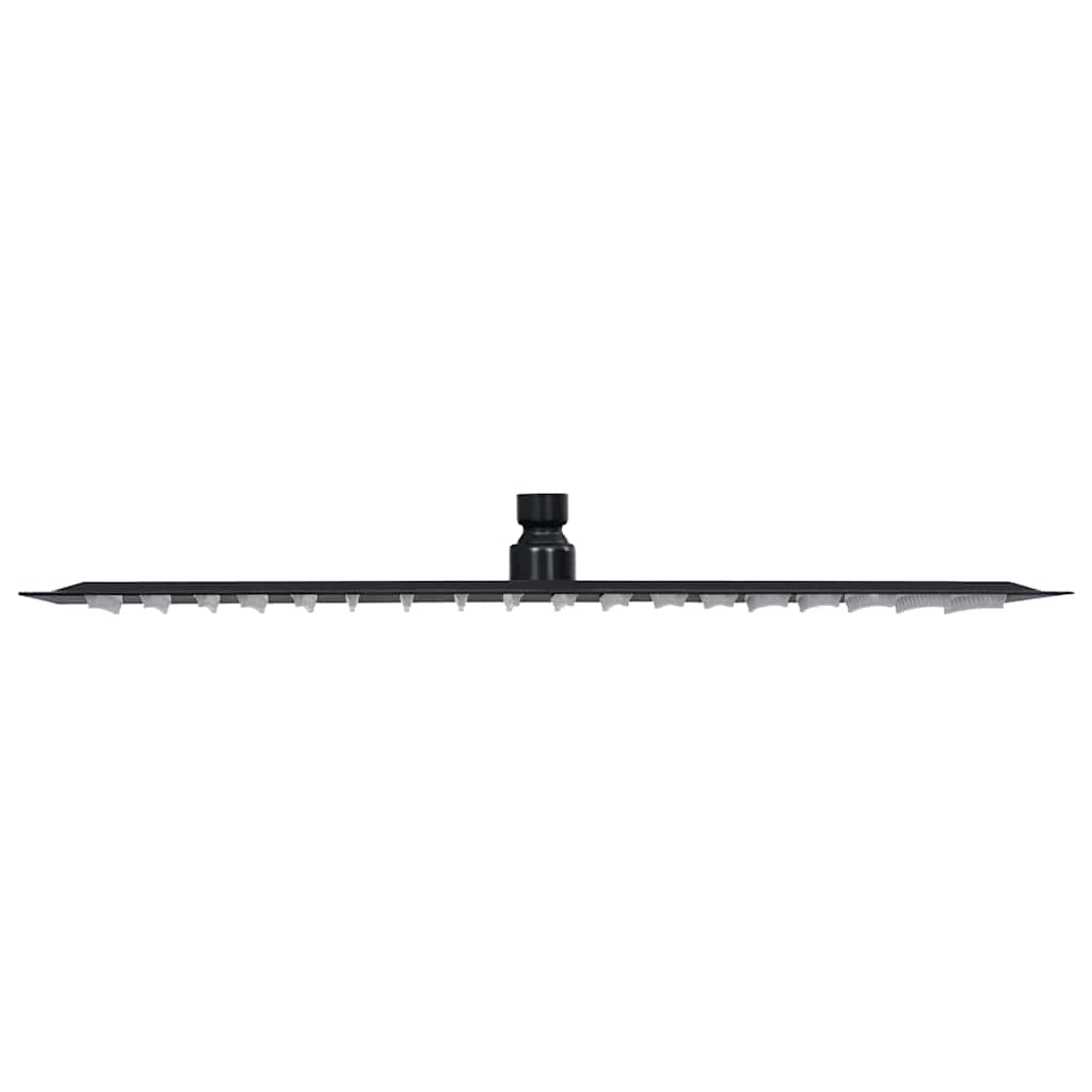 147699 vidaXL Rain Shower Head Stainless Steel 50x50 cm Square Black