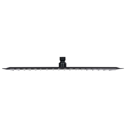 147699 vidaXL Rain Shower Head Stainless Steel 50x50 cm Square Black