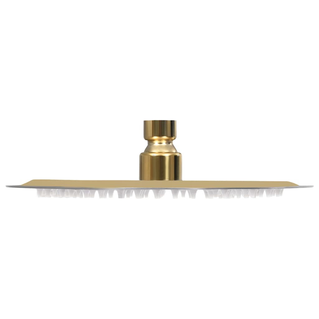 vidaXL Rain Shower Head Stainless Steel 20 cm Round Gold