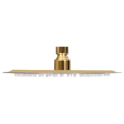 vidaXL Rain Shower Head Stainless Steel 20 cm Round Gold