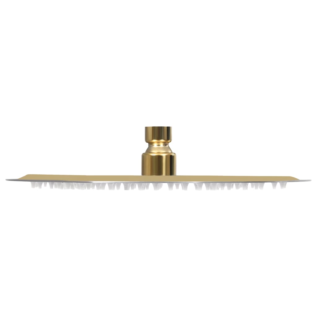 147704 vidaXL Rain Shower Head Stainless Steel 25 cm Round Gold