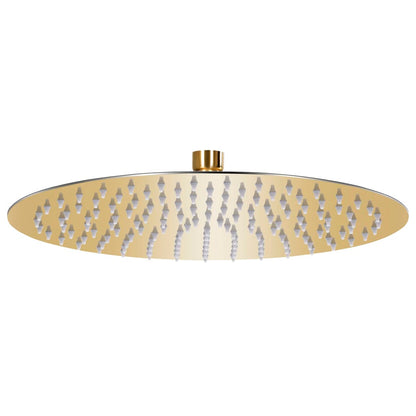147705 vidaXL Rain Shower Head Stainless Steel 30 cm Round Gold