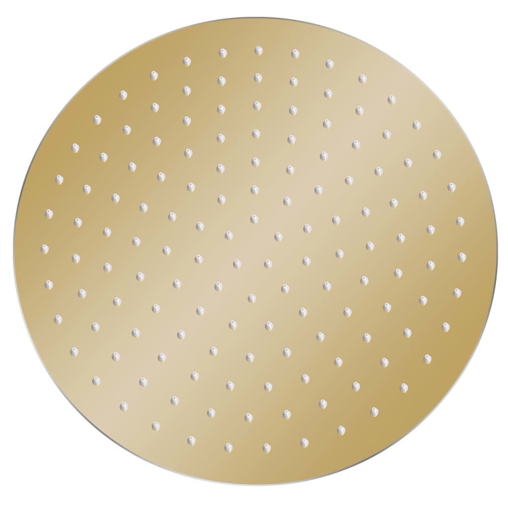 147705 vidaXL Rain Shower Head Stainless Steel 30 cm Round Gold