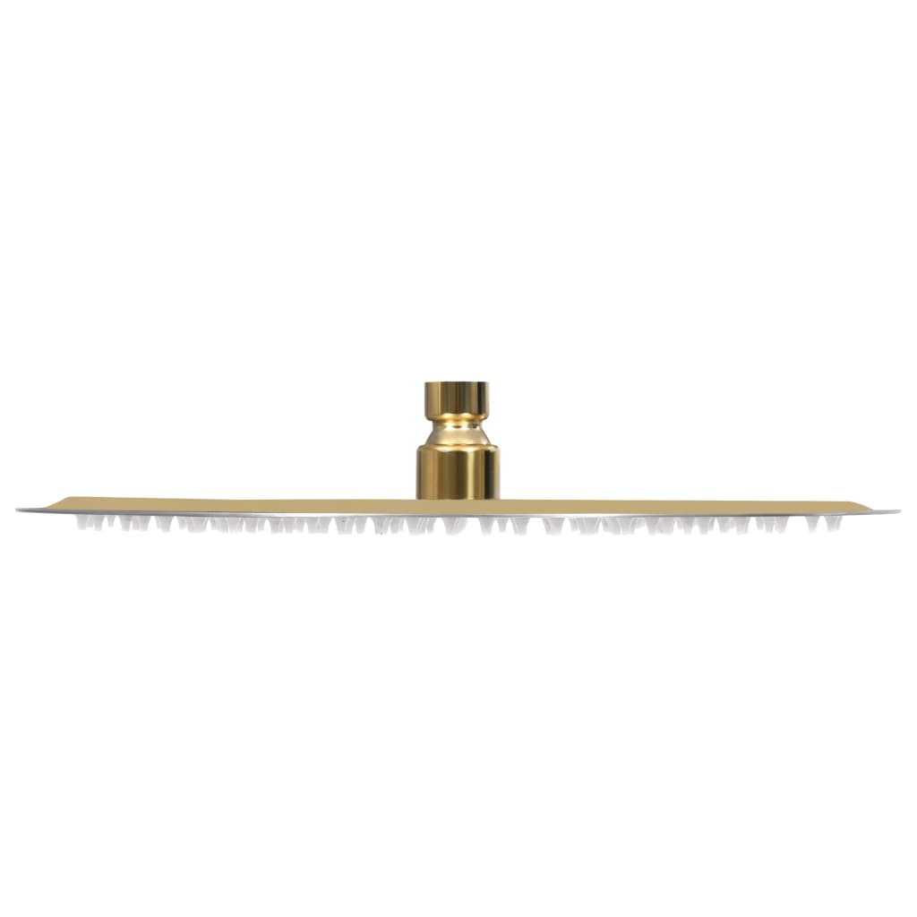 147705 vidaXL Rain Shower Head Stainless Steel 30 cm Round Gold