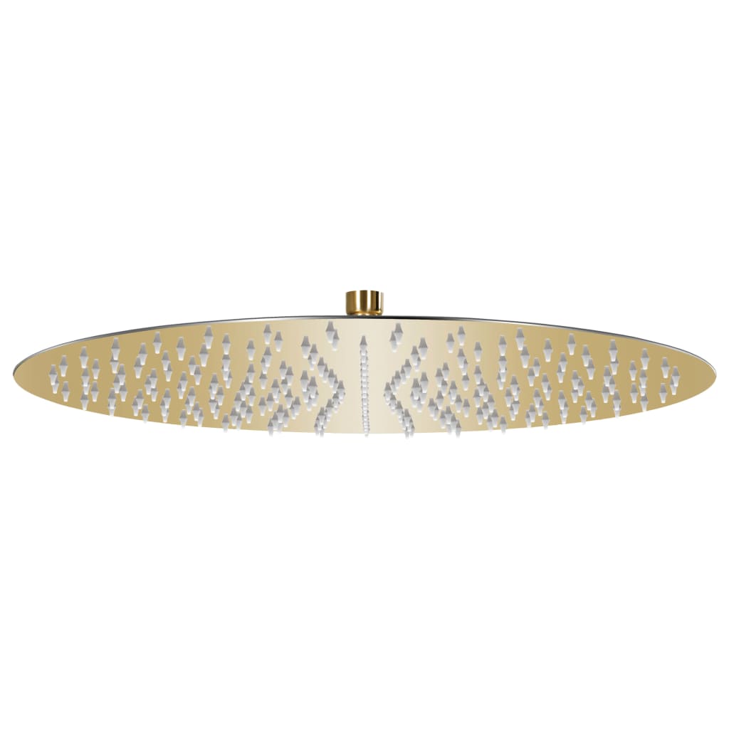 147706 vidaXL Rain Shower Head Stainless Steel 40 cm Round Gold
