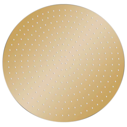 147706 vidaXL Rain Shower Head Stainless Steel 40 cm Round Gold