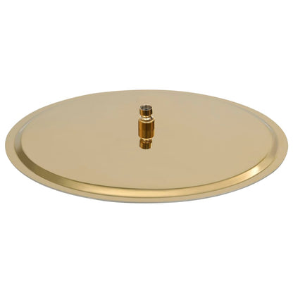 147707 vidaXL Rain Shower Head Stainless Steel 50 cm Round Gold