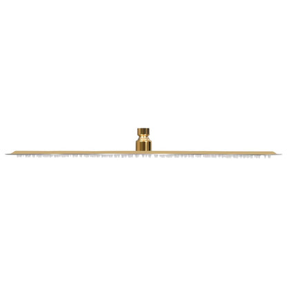 vidaXL Rain Shower Head Stainless Steel 50 cm Round Gold