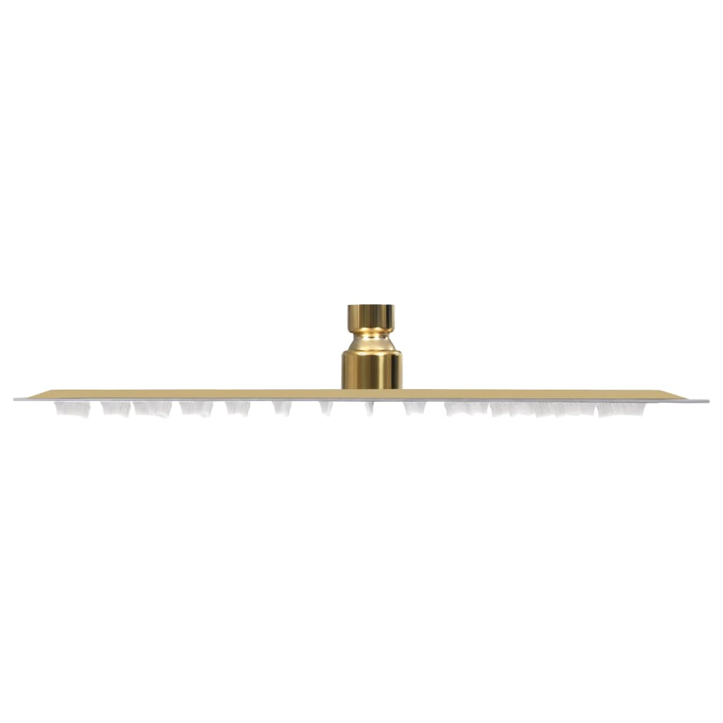 147709 vidaXL Rain Shower Head Stainless Steel 25x25 cm Square Gold