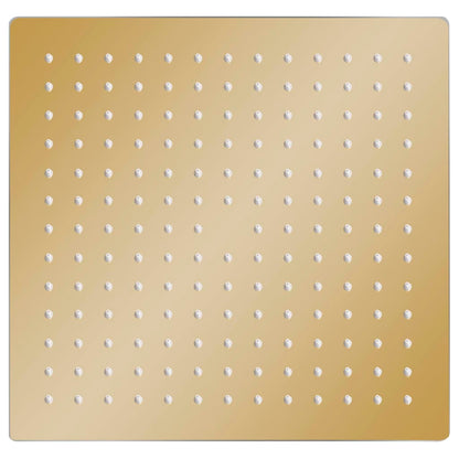 vidaXL Rain Shower Head Stainless Steel 30x30 cm Square Gold