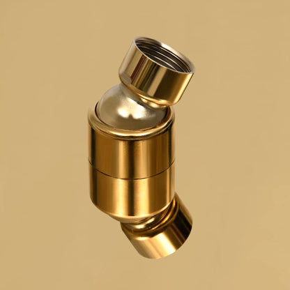 147710 vidaXL Rain Shower Head Stainless Steel 30x30 cm Square Gold