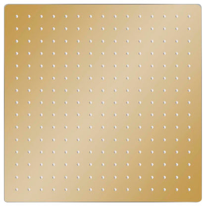 vidaXL Rain Shower Head Stainless Steel 40x40 cm Square Gold