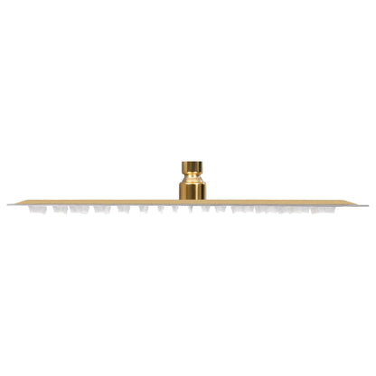 147711 vidaXL Rain Shower Head Stainless Steel 40x40 cm Square Gold