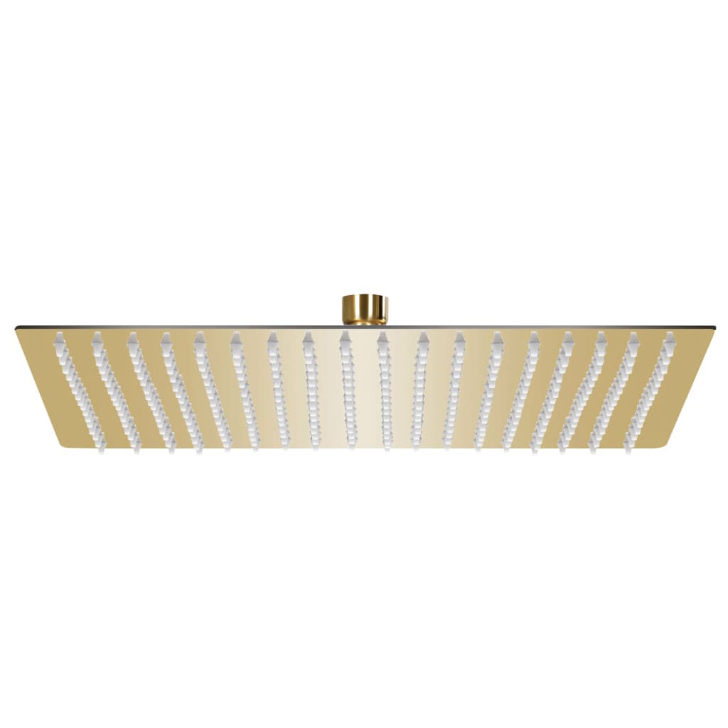 147712 vidaXL Rain Shower Head Stainless Steel 50x50 cm Square Gold