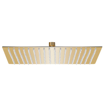 147712 vidaXL Rain Shower Head Stainless Steel 50x50 cm Square Gold