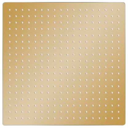 vidaXL Rain Shower Head Stainless Steel 50x50 cm Square Gold