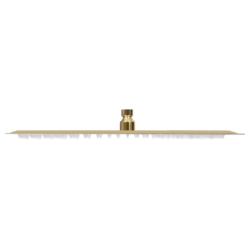 147712 vidaXL Rain Shower Head Stainless Steel 50x50 cm Square Gold