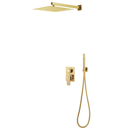 147719 vidaXL Shower System Stainless Steel 201 Gold