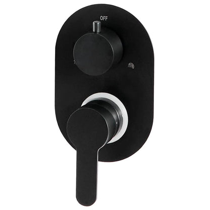 147721 vidaXL Shower System Stainless Steel 201 Black