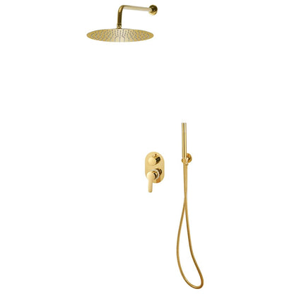 147722 vidaXL Shower System Stainless Steel 201 Gold
