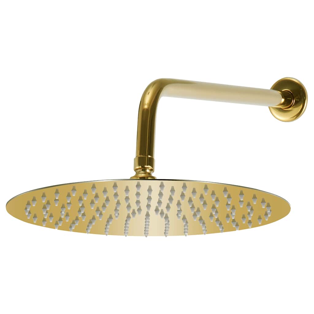 147722 vidaXL Shower System Stainless Steel 201 Gold