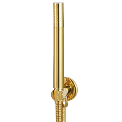 147722 vidaXL Shower System Stainless Steel 201 Gold