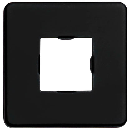 vidaXL Shower Support Arm Square Stainless Steel 201 Black 30 cm