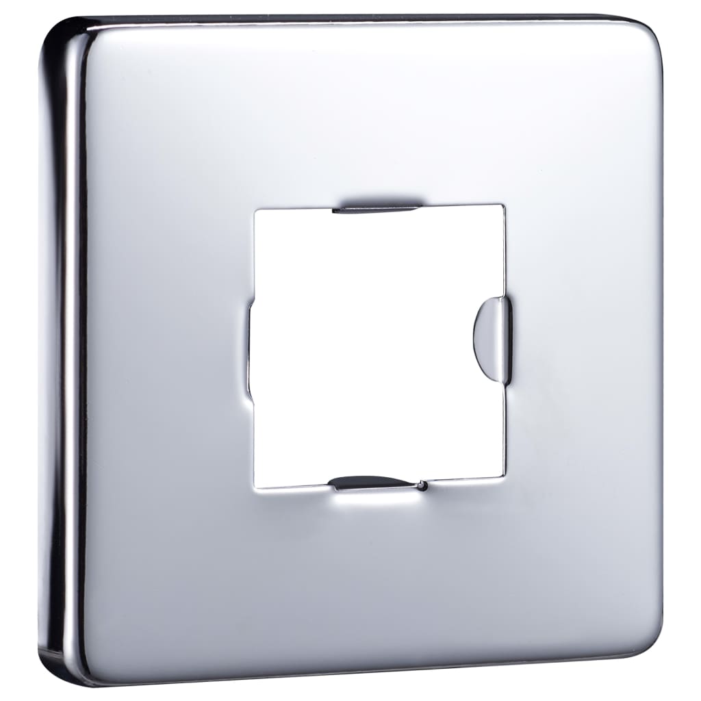 vidaXL Shower Support Arm Square Stainless Steel 201 Silver 40 cm