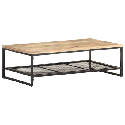 320244 vidaXL Coffee Table 110x60x35 cm Solid Mango Wood