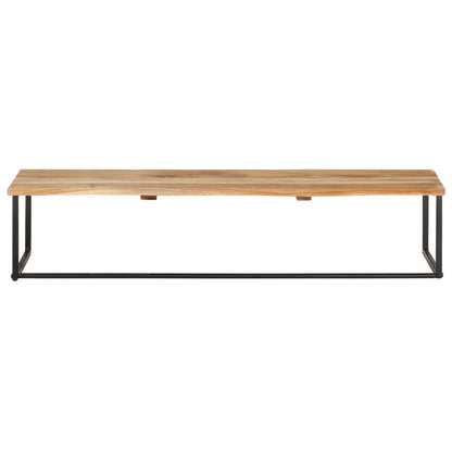 vidaXL Peg with Live Edge 100x35x22 cm Solid Acacia Wood
