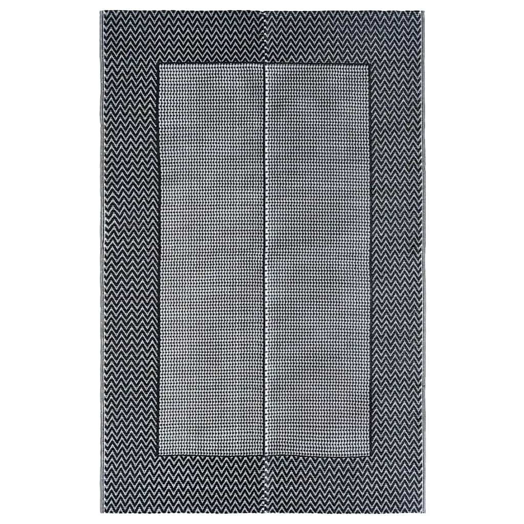 vidaXL Outdoor Carpet ARAKIL Grey 190x290 cm PP