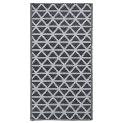 vidaXL Outdoor Carpet ARAKIL Black 120x180 cm PP