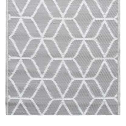 vidaXL Outdoor Carpet ARAKIL Grey 120x180 cm PP