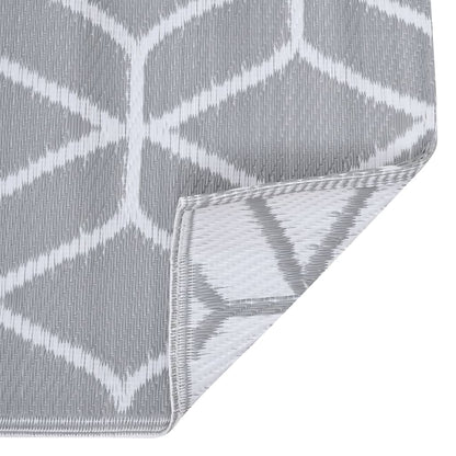 vidaXL Outdoor Carpet ARAKIL Grey 120x180 cm PP