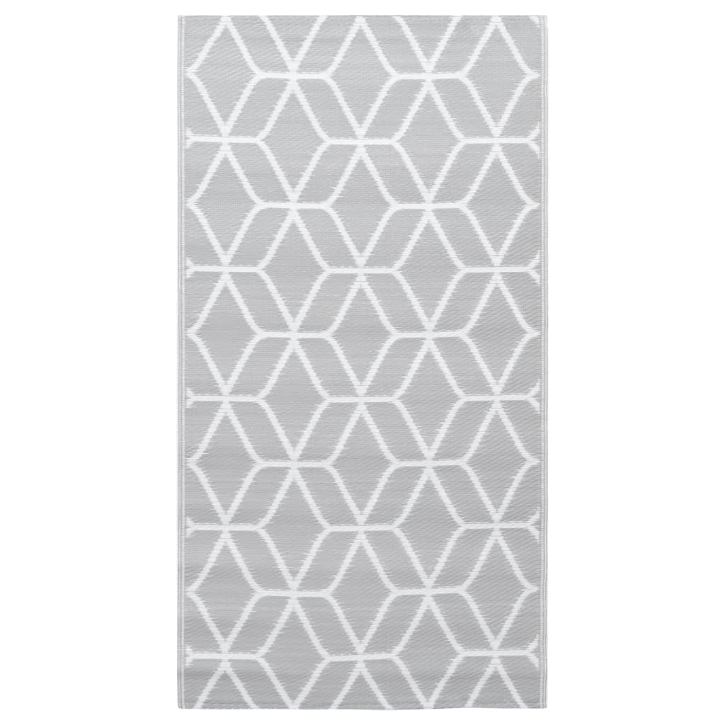 vidaXL Outdoor Carpet ARAKIL Grey 160x230 cm PP