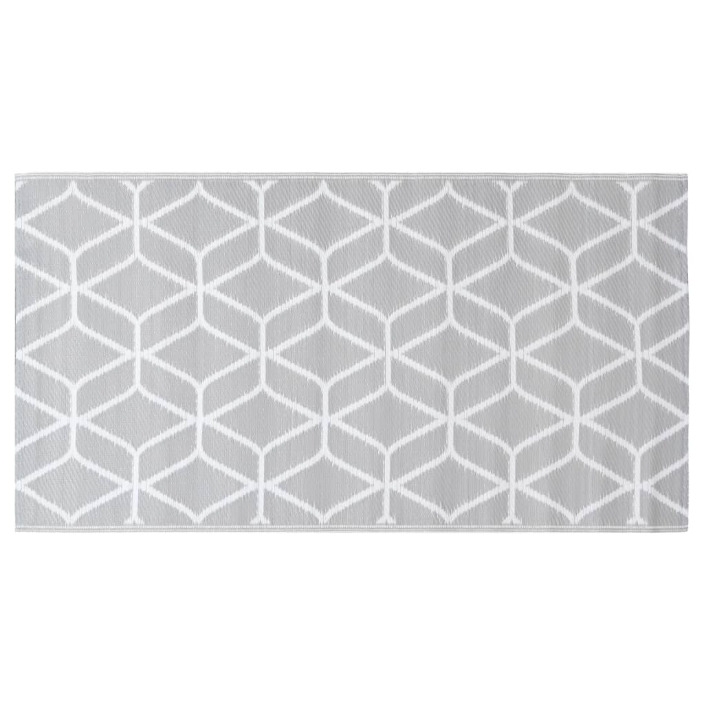 vidaXL Outdoor Carpet ARAKIL Grey 160x230 cm PP