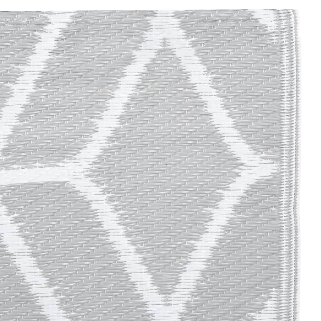 vidaXL Outdoor Carpet ARAKIL Grey 160x230 cm PP