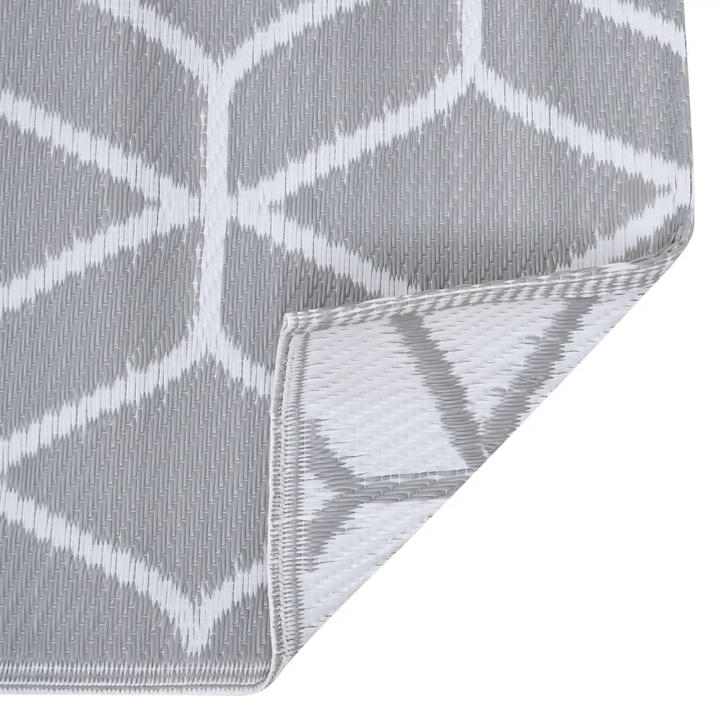 vidaXL Outdoor Carpet ARAKIL Grey 160x230 cm PP
