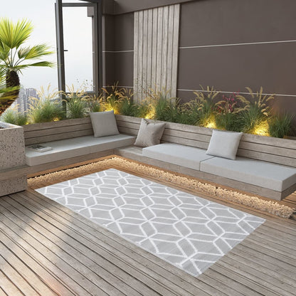 vidaXL Outdoor Carpet ARAKIL Grey 160x230 cm PP