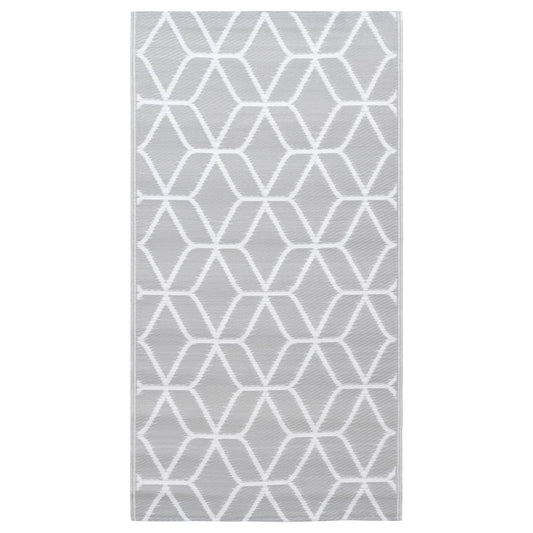 310423 vidaXL Outdoor Carpet ARAKIL Grey 190x290 cm PP
