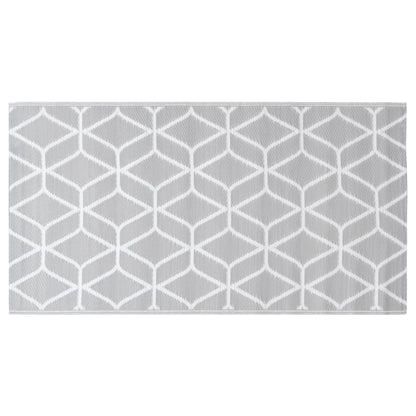 vidaXL Outdoor Carpet ARAKIL Grey 190x290 cm PP