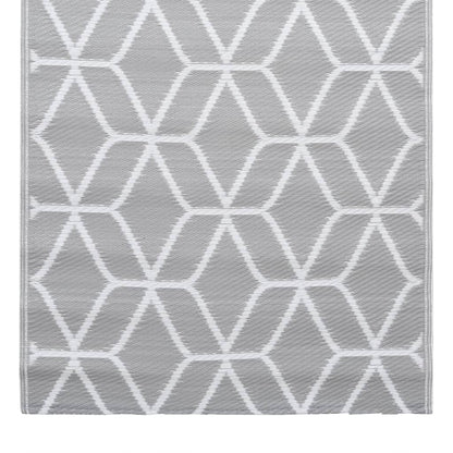 vidaXL Outdoor Carpet ARAKIL Grey 190x290 cm PP