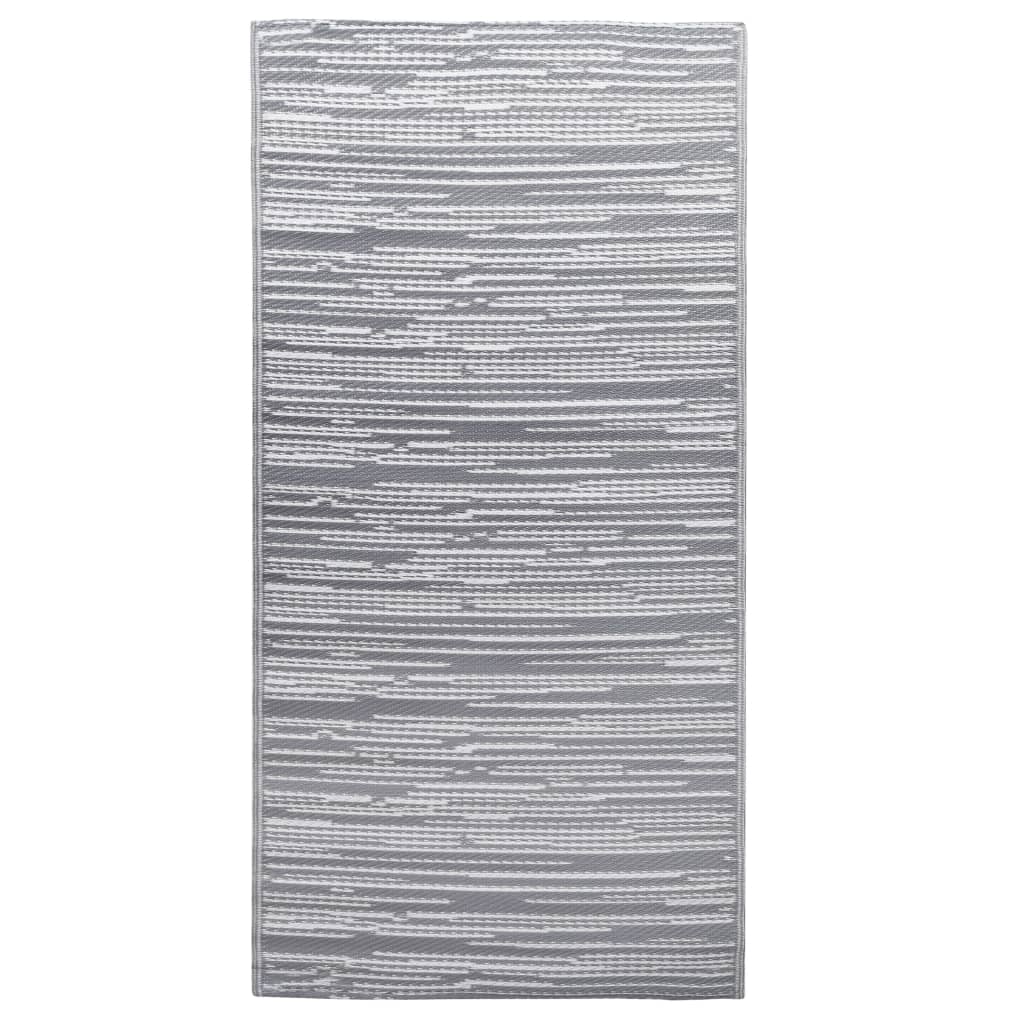 vidaXL Outdoor Carpet ARAKIL Grey 120x180 cm PP