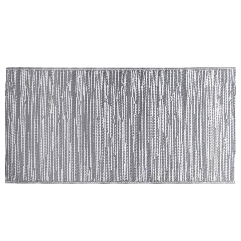 vidaXL Outdoor Carpet ARAKIL Grey 120x180 cm PP