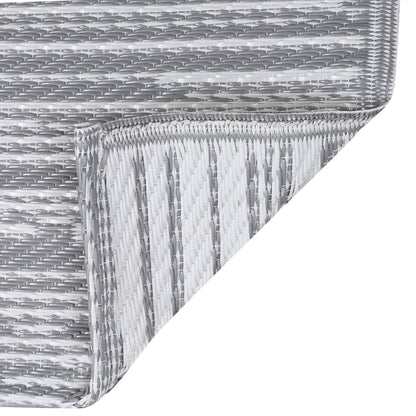 vidaXL Outdoor Carpet ARAKIL Grey 120x180 cm PP