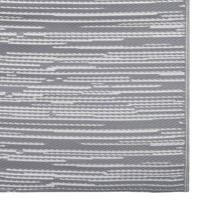 vidaXL Outdoor Carpet ARAKIL Grey 160x230 cm PP