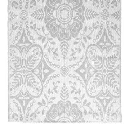 vidaXL Outdoor Carpet ARAKIL Light Grey 160x230 cm PP