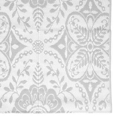 vidaXL Outdoor Carpet ARAKIL Light Grey 160x230 cm PP